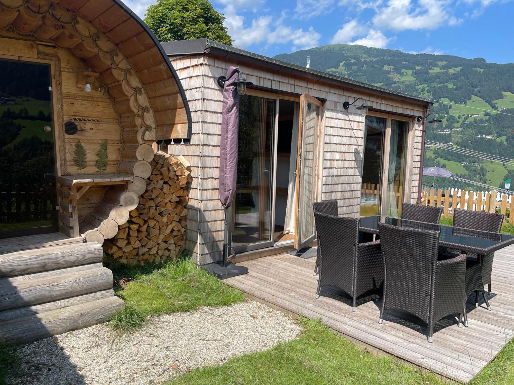 Chaleny - Das Erste Tiny House Chalet Im Zillertal Hainzenberg Eksteriør bilde